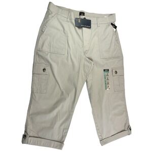 NWT Lee Ulta Lux Comfort Capri Minimalist Core Closet Staple Grandmacore Size 14